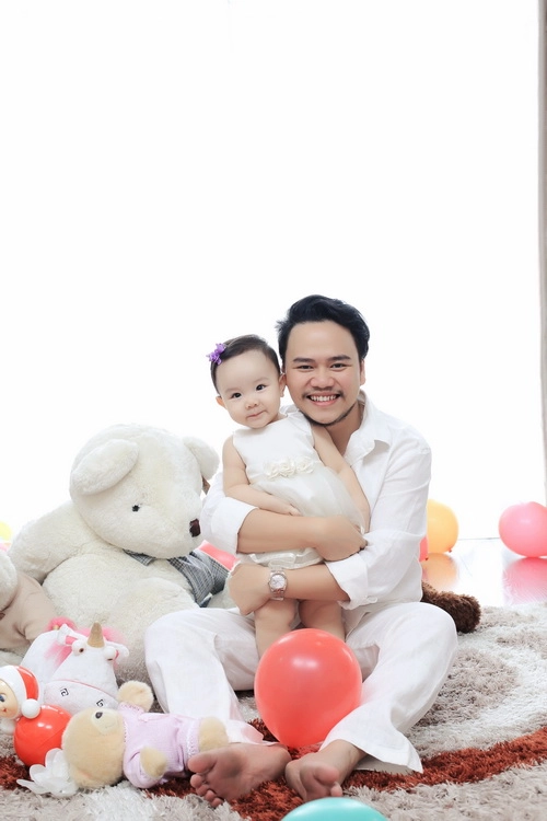 Con gái trang nhung hóm hỉnh đón sinh nhật