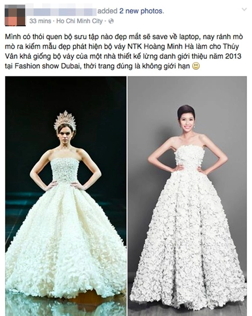 Hoa hậu đặng thu thảo mặc váy nhái