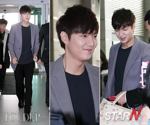 Nam thần lee min ho trẻ trung với tóc tỉa layer ngắn