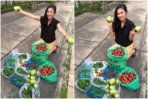 Người đẹp tây đô về với thú vui vườn tược