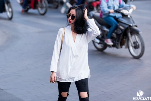 Phái đẹp hà nội như lột xác hút mọi ánh nhìn