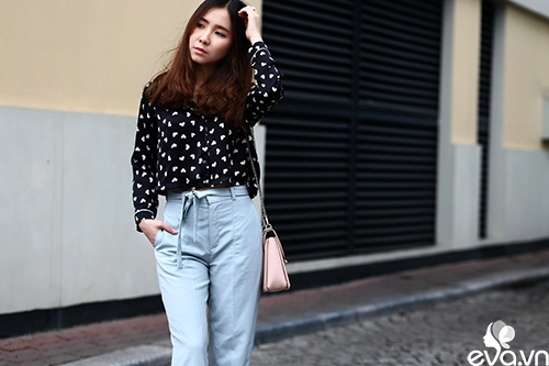Phái đẹp hà nội trong trang phục thật dịu dàng vừa thật cá tính