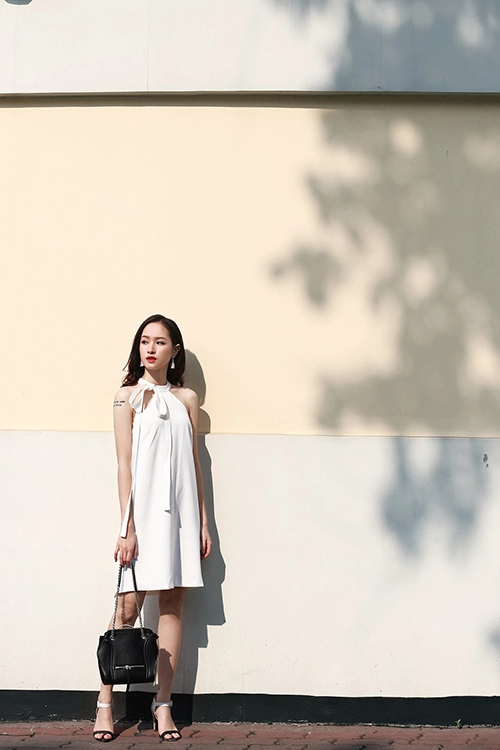 Váy đầm thanh tao đẹp như thiên thần của lê vi
