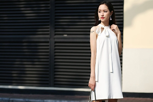 Váy đầm thanh tao đẹp như thiên thần của lê vi