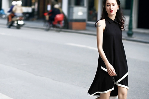 Váy đầm thanh tao đẹp như thiên thần của lê vi