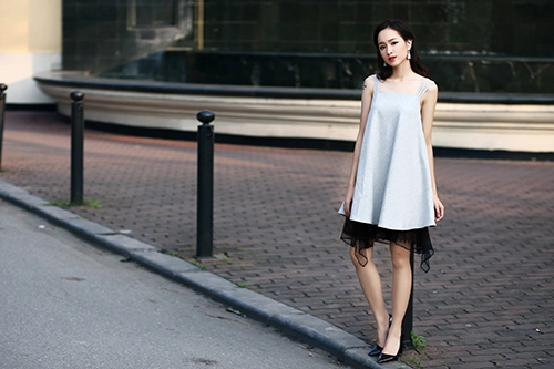 Váy đầm thanh tao đẹp như thiên thần của lê vi