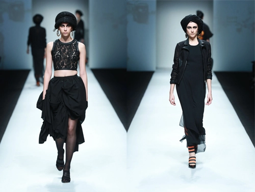 Xuân lan đội nón quai thao tái xuất sàn catwalk