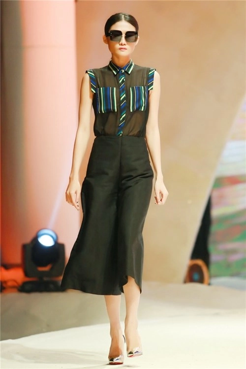 Hoàng thùy đón đầu xu hướng thời trang xuân