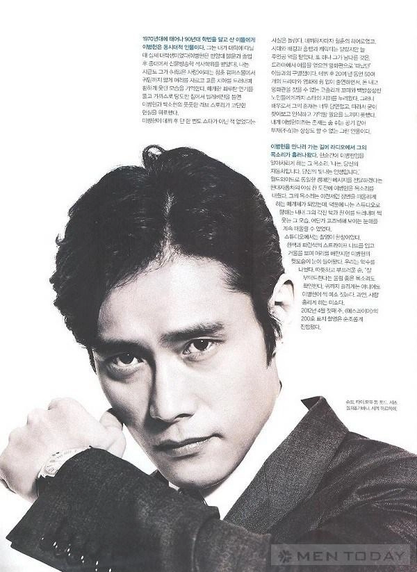 Ngôi sao chiếm lĩnh các tạp chí thời trang lee byung hun