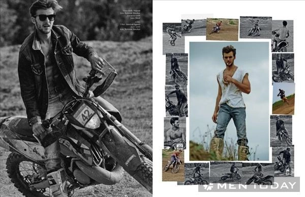 Trang phục denim phóng khoáng cho chàng