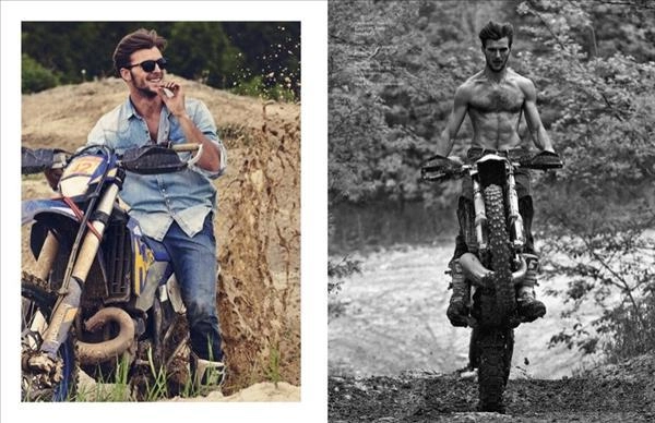 Trang phục denim phóng khoáng cho chàng