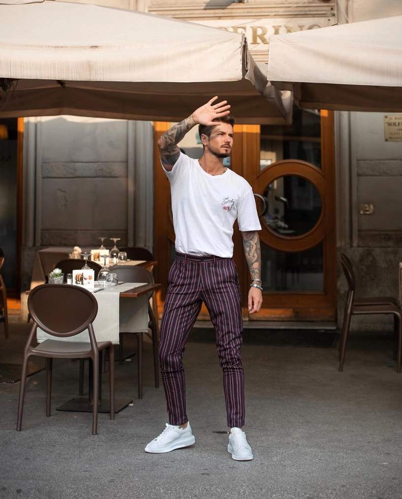 5 kiểu quần trouser phối với áo thun giúp chàng luôn thanh lịch cá tính