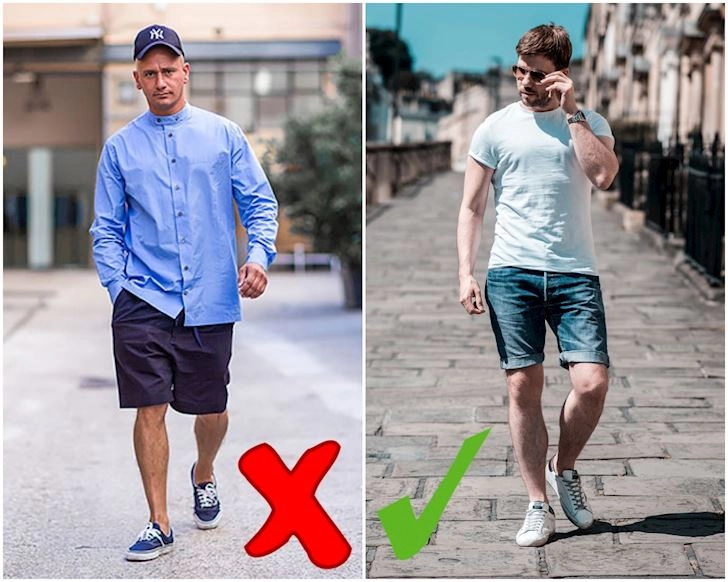 Cách chọn quần short nam phù hợp với dáng trai