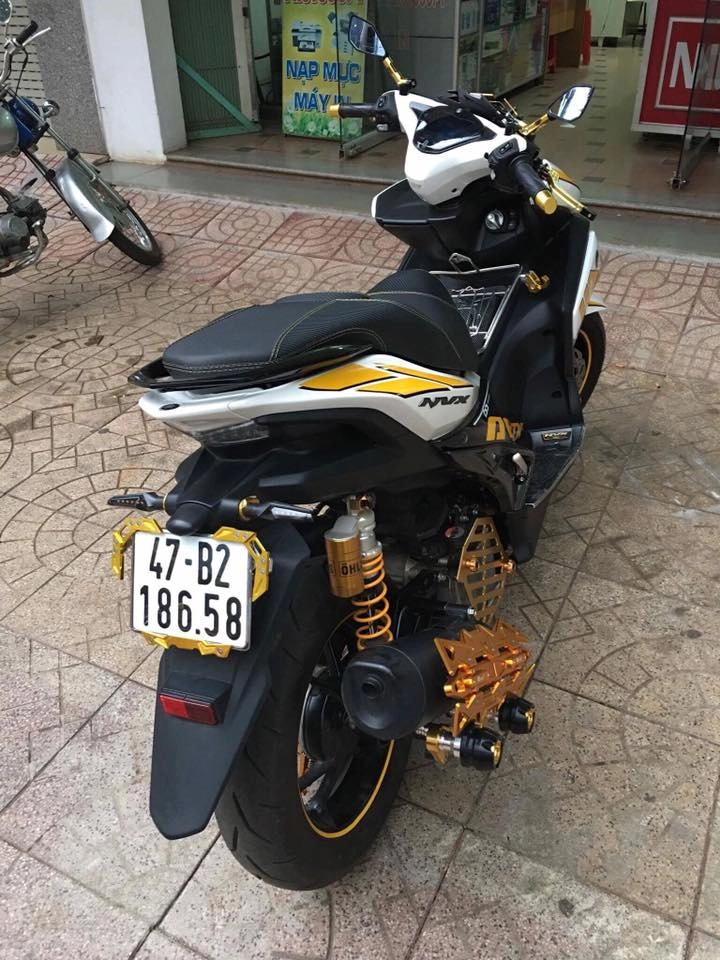 Yamaha nvx 155cc với khối trang bị hoàng kim mạnh mẽ