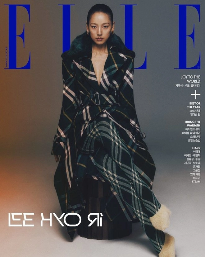 Lee hyori nóng bỏng trên tạp chí elle