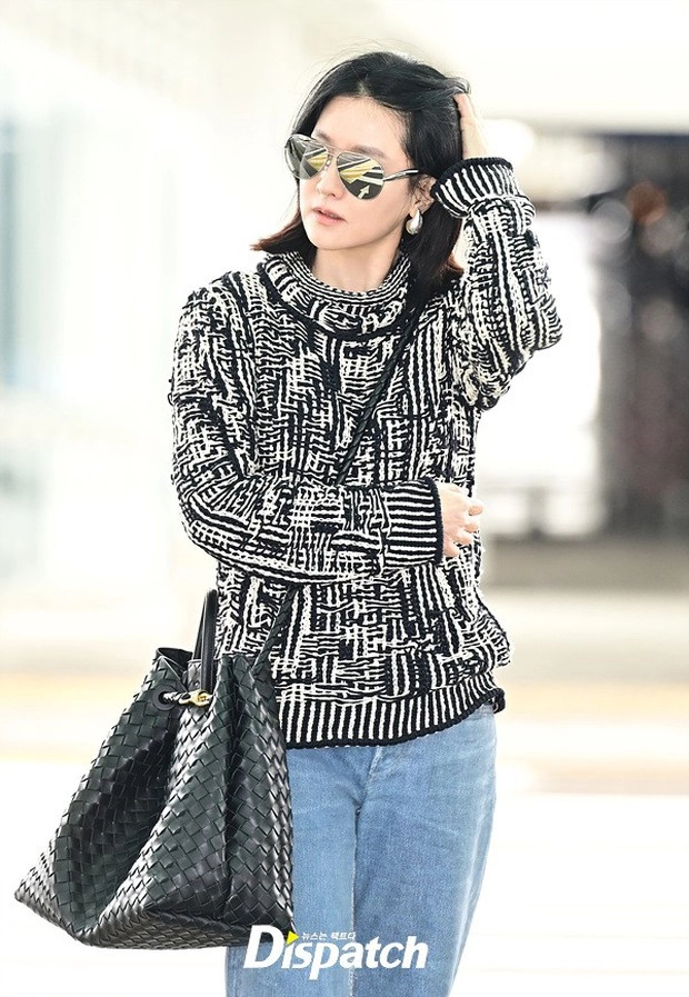 Lee young ae đại náo sân bay đi milan fashion week