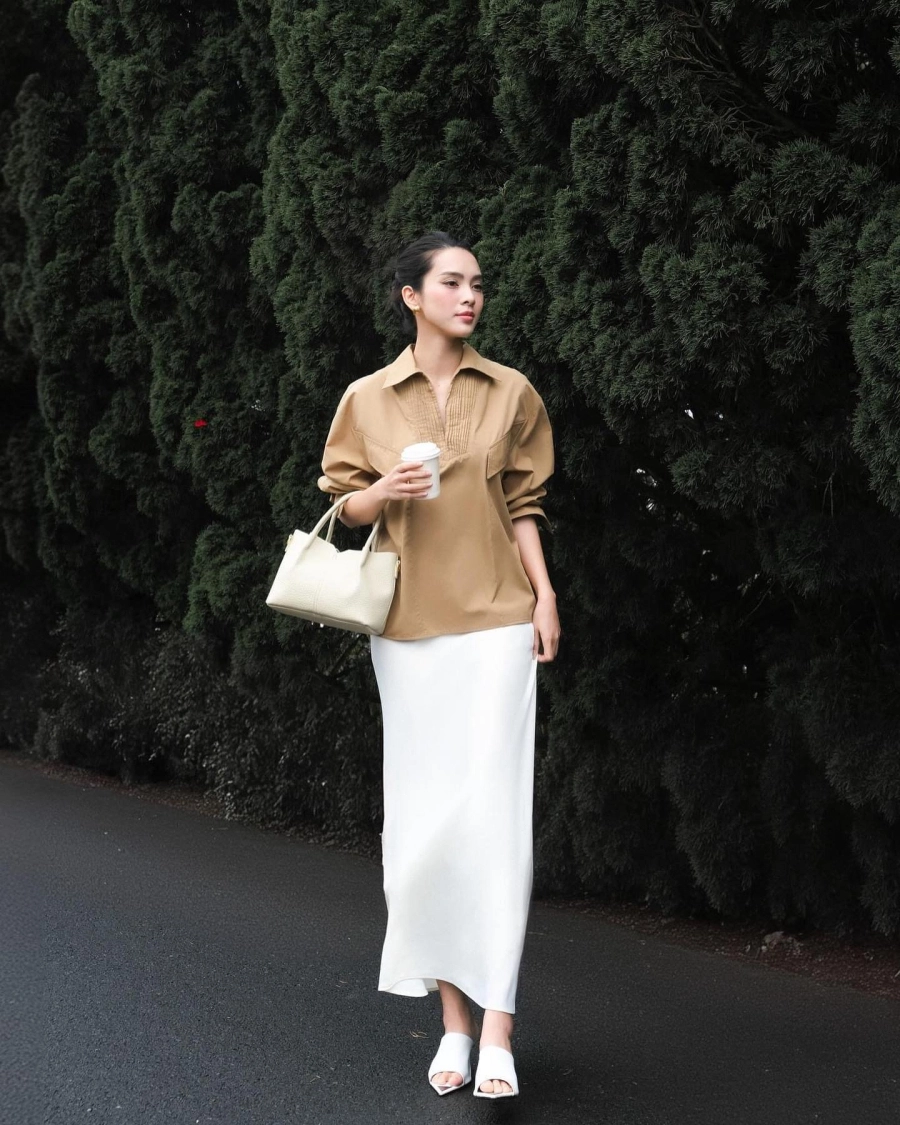 Style diện váy của nữ diễn viên quỳnh lương