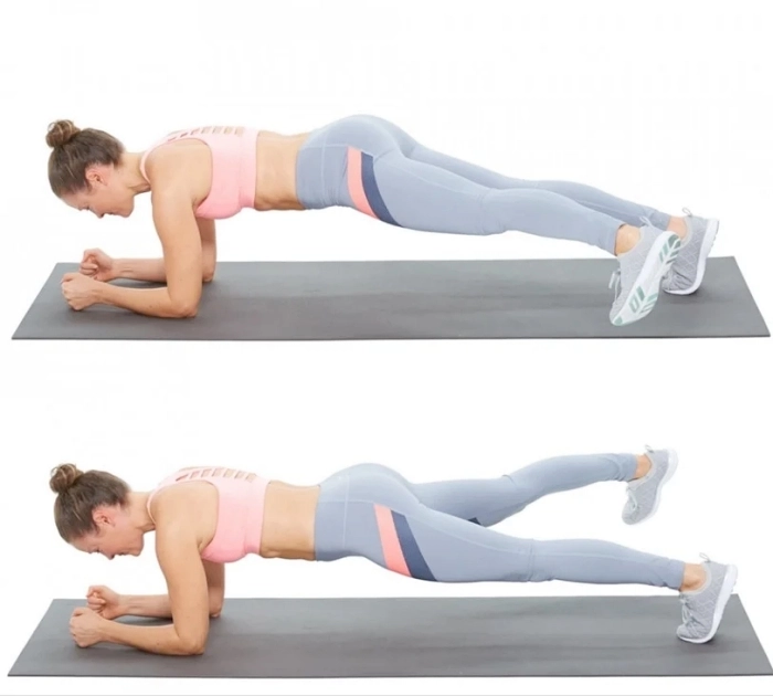 8 biến thể Plank giúp giảm mỡ toàn thân, bụng săn chắc siêu đẹp- Ảnh 6. 8 biến thể plank giúp vóc dáng siêu đẹp