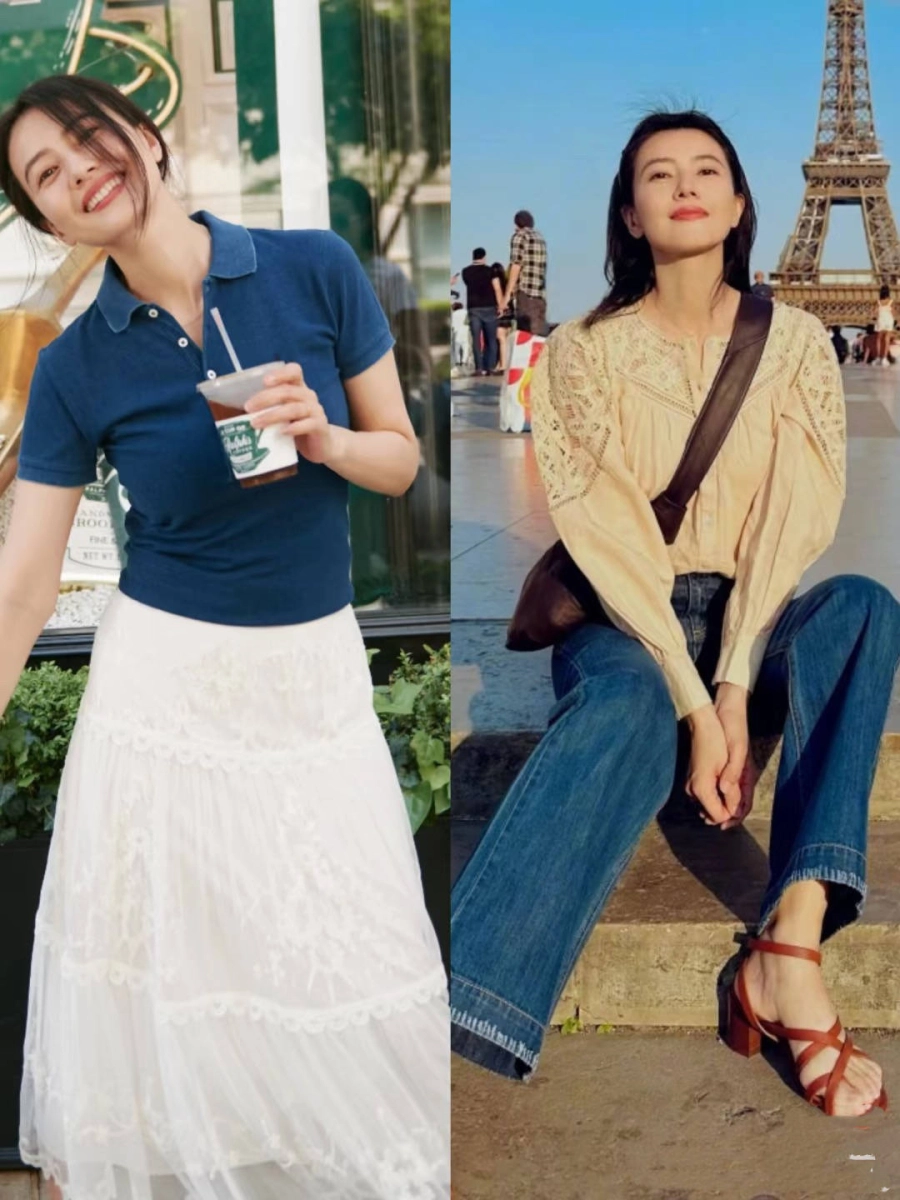 Muốn mặc đẹp mà không tốn công? Học ngay phong cách của 'nữ thần quốc dân' Cao Viên Viên: Đơn giản, thanh lịch, mà ai cũng áp dụng được!- Ảnh 2. Phong cách thời trang của nữ thần quốc dân cao viên viên