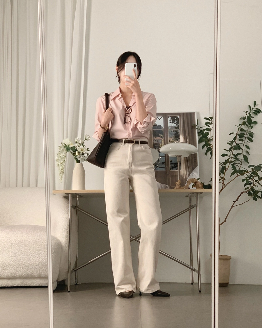 10 set áo sơ mi đẹp xuất sắc cho nàng diện khi thu sang