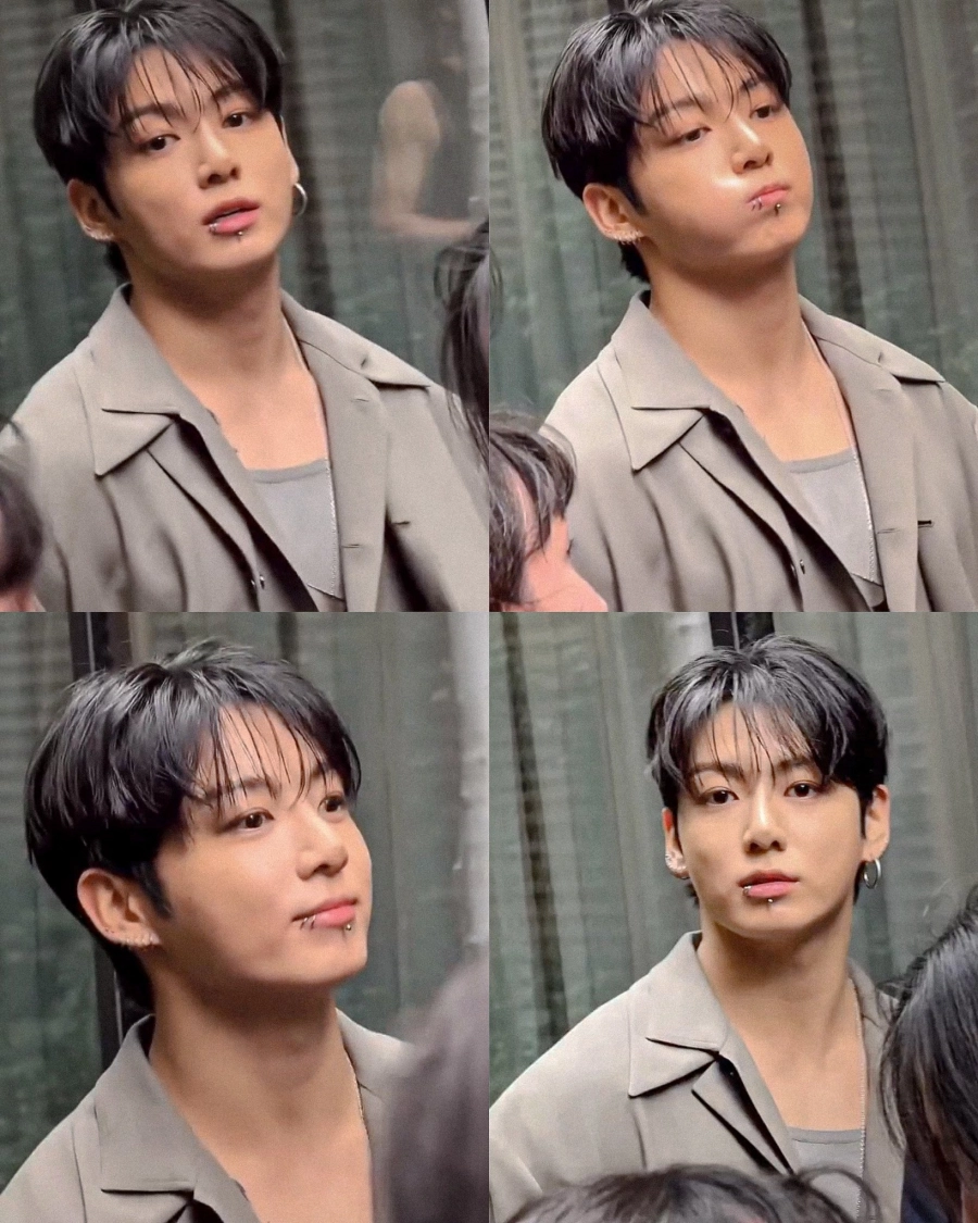 Jungkook lần đầu dự Fashion Week bảnh quá, đi giày cao gót mà vẫn nam tính cỡ này!- Ảnh 8. Jungkook cực bảnh bao với giày cao gót